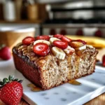Verwöhnendes rotes Samtbrot mit Banane Rezept